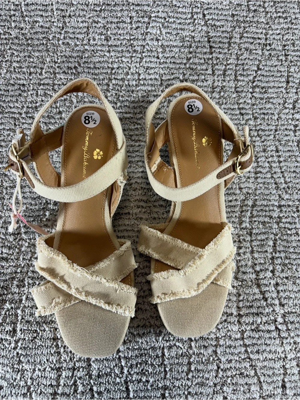 NEW Tommy Bahama Size 8.5 Bethany Espadrille Wedge Sandals